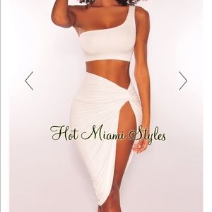 Unworn 2 piece Ivory Dress
